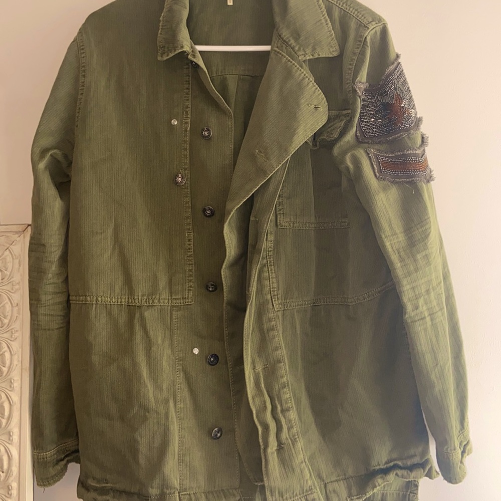 Free people military jacket
